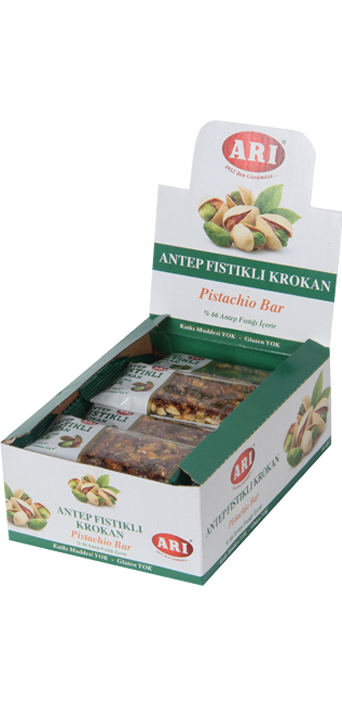 >Antep Fıstıklı Krokan Bar 40gr